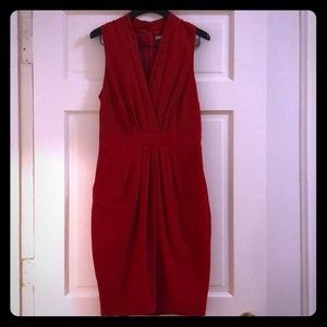 Red Dress with pockets